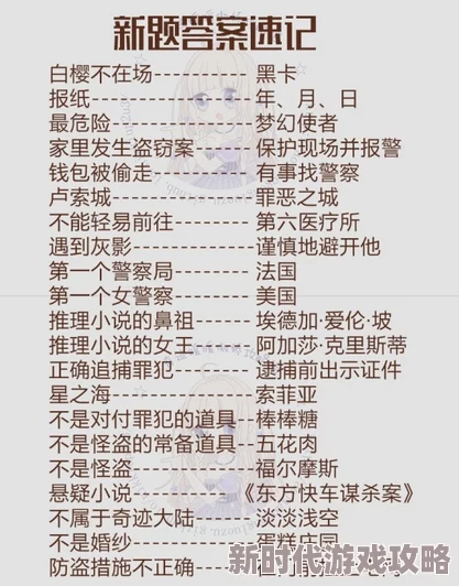 仙剑寻宝记答题答案大全 ｜ 答题活动详细玩法介绍